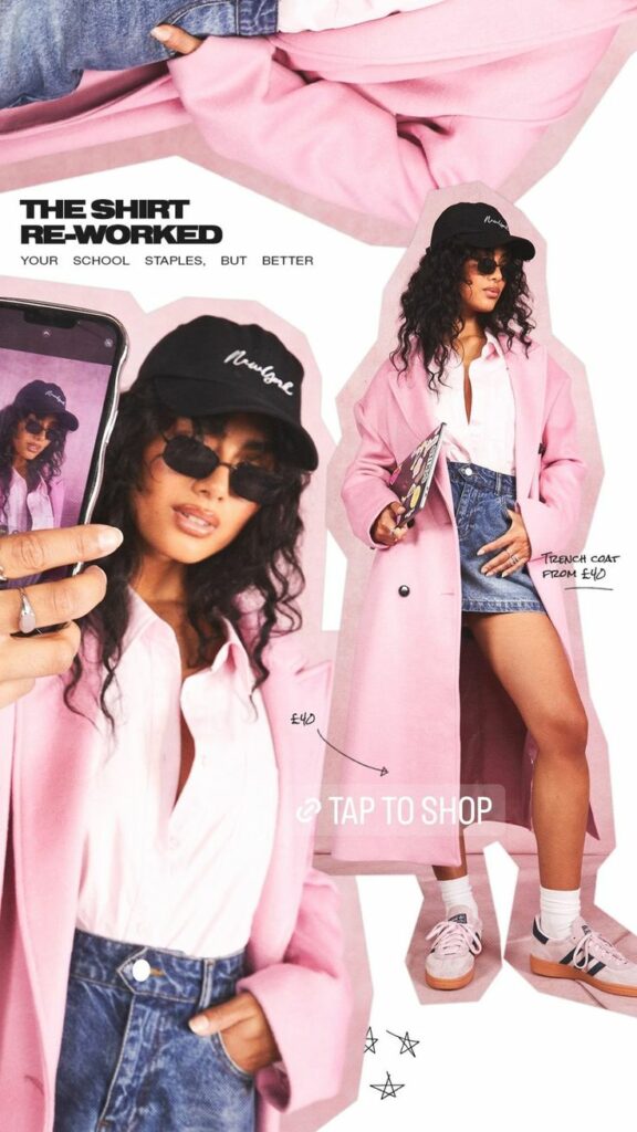 Moodboard de identidad visual para marca de moda o belleza